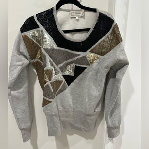 Beyond vintage beaded sweatshirt